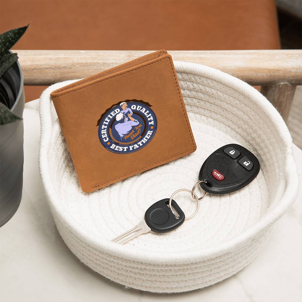 Best Father | Leather Wallet Gift