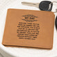 Dear Dad | Happy Father's Day | Leather Wallet Gift