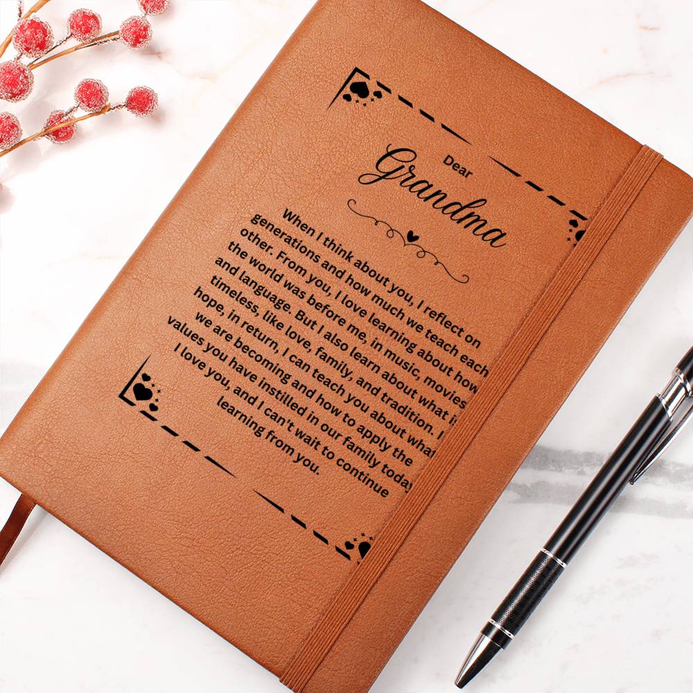 To My Grandma | I Love You | Graphics Journal Gift