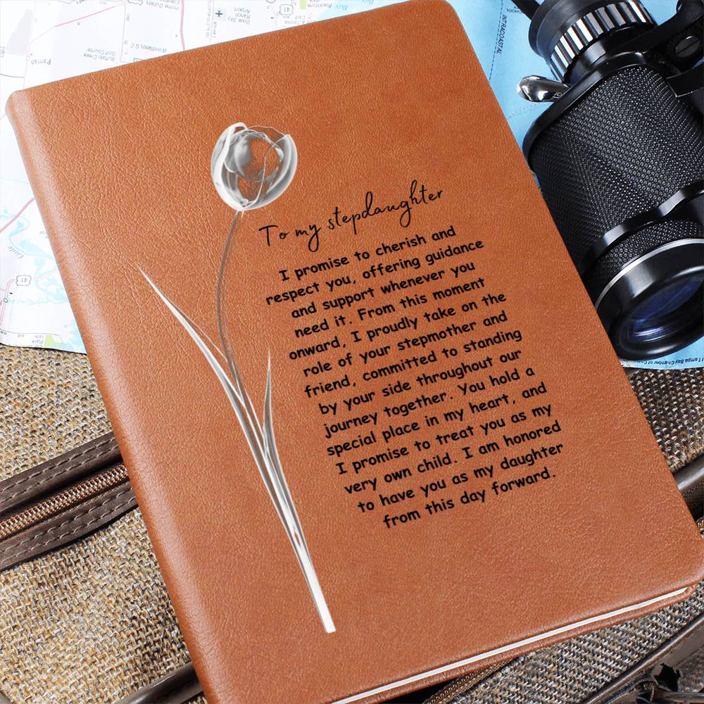 To My Stepdaughter | I Promise To Cherish You | Journal Gift
