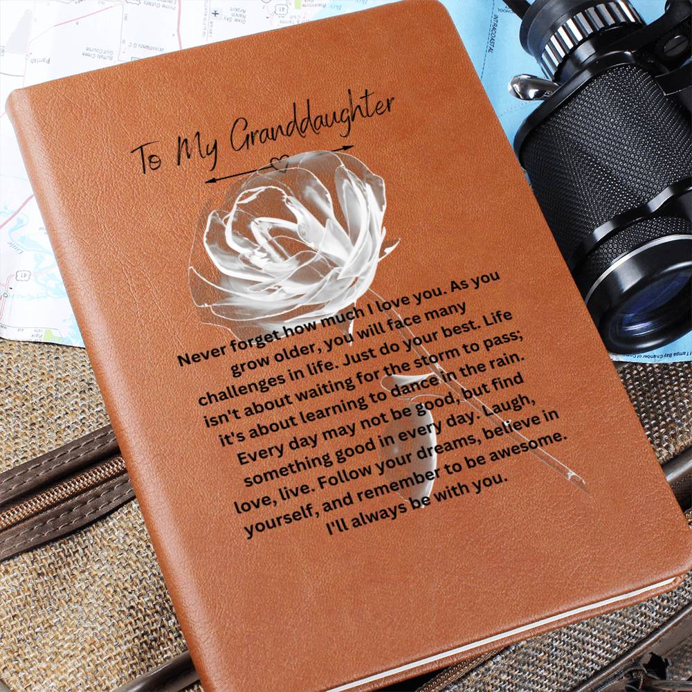 To My Granddaughter | Never Forget How Much I Love You | Journal Gift