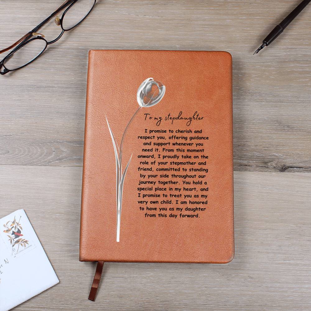 To My Stepdaughter | I Promise To Cherish You | Journal Gift