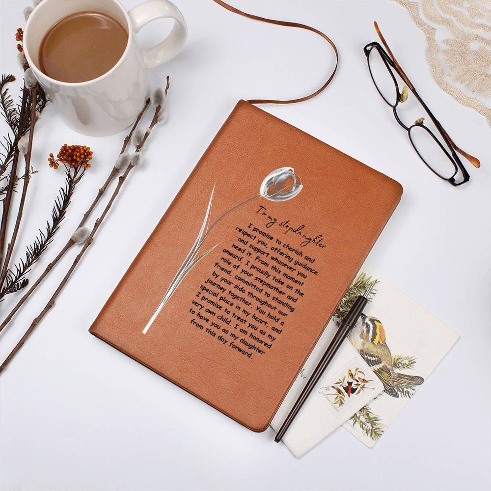 To My Stepdaughter | I Promise To Cherish You | Journal Gift