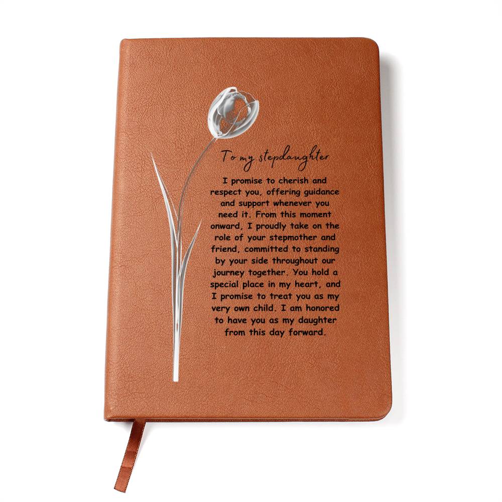To My Stepdaughter | I Promise To Cherish You | Journal Gift