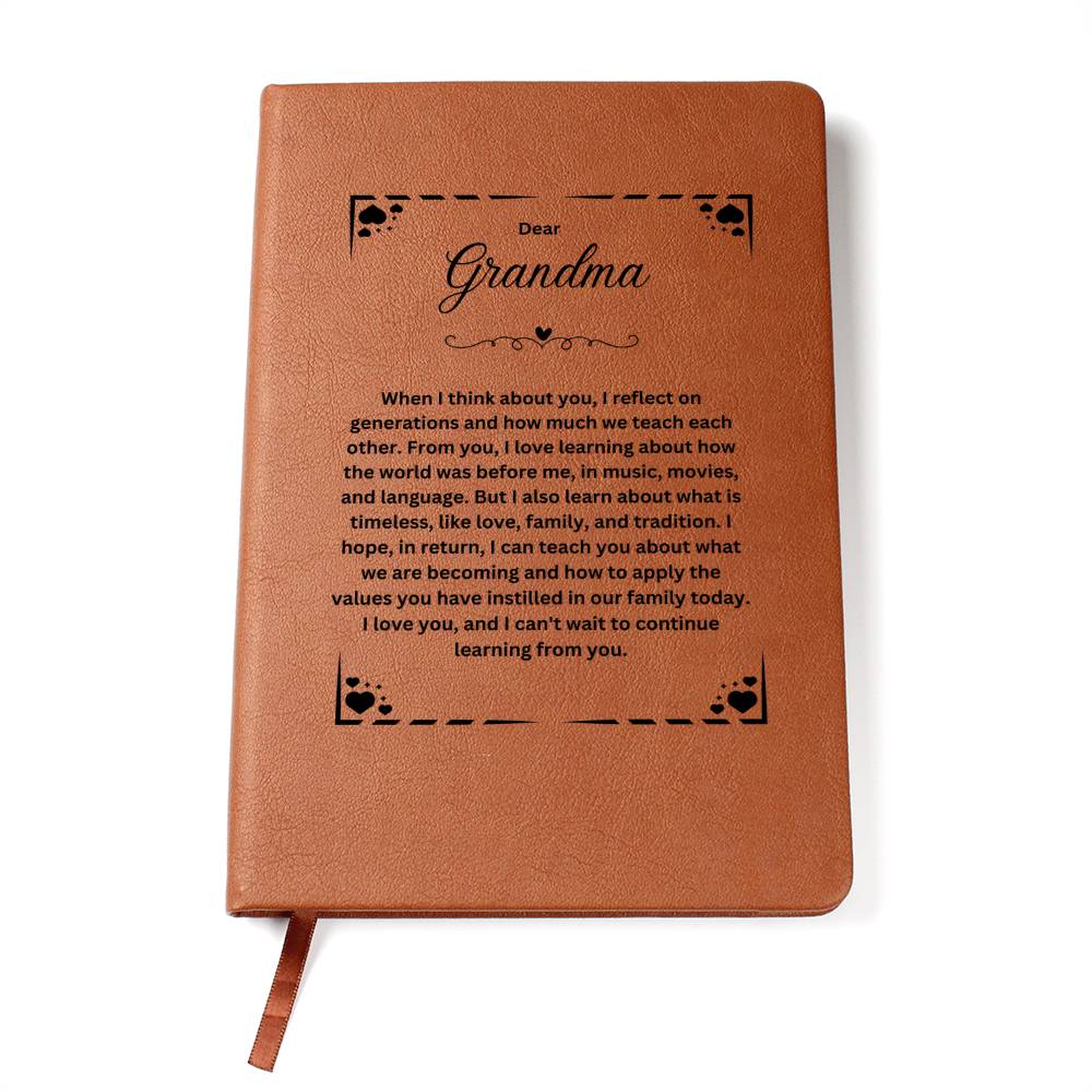 To My Grandma | I Love You | Graphics Journal Gift