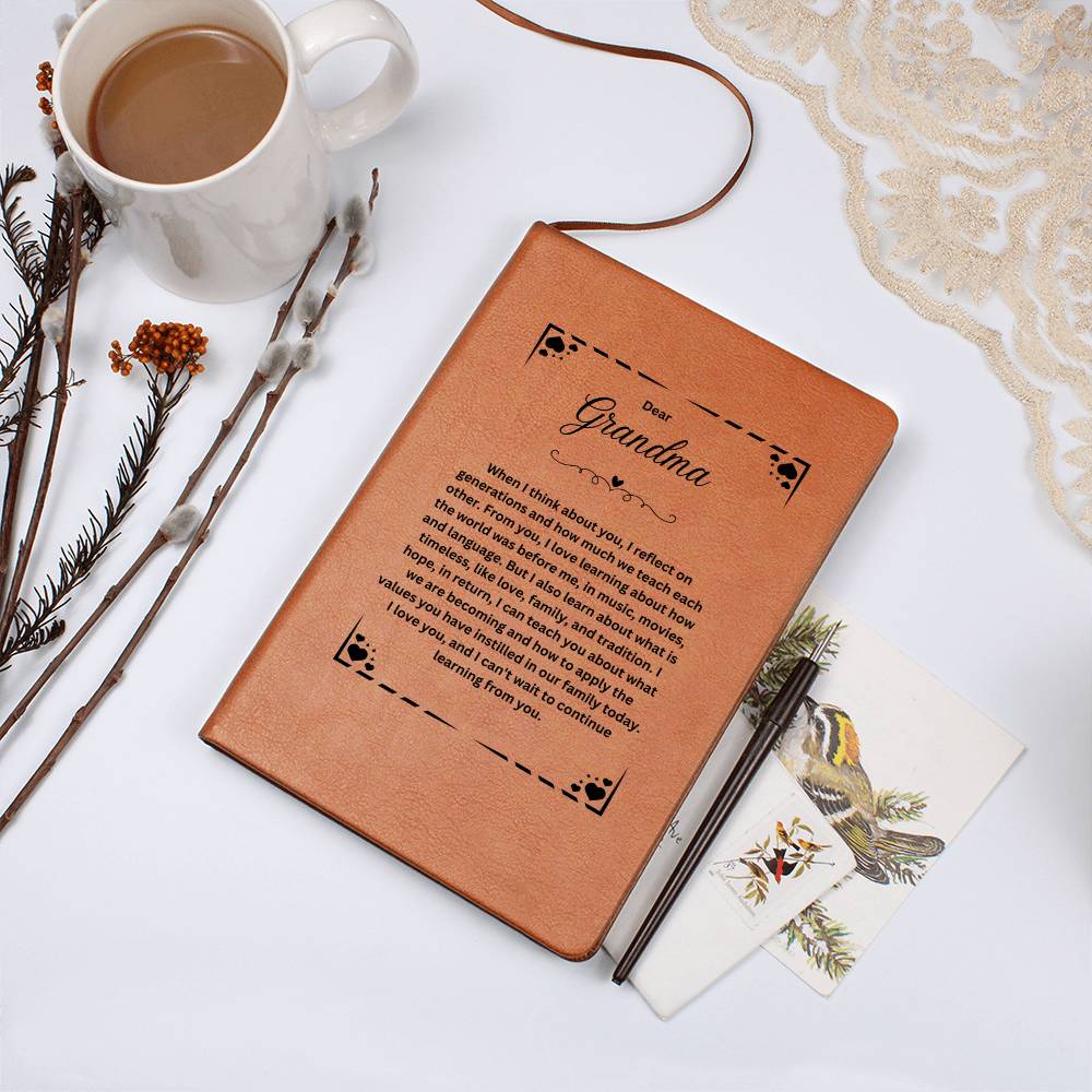 To My Grandma | I Love You | Graphics Journal Gift