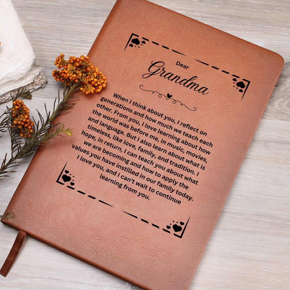 To My Grandma | I Love You | Graphics Journal Gift