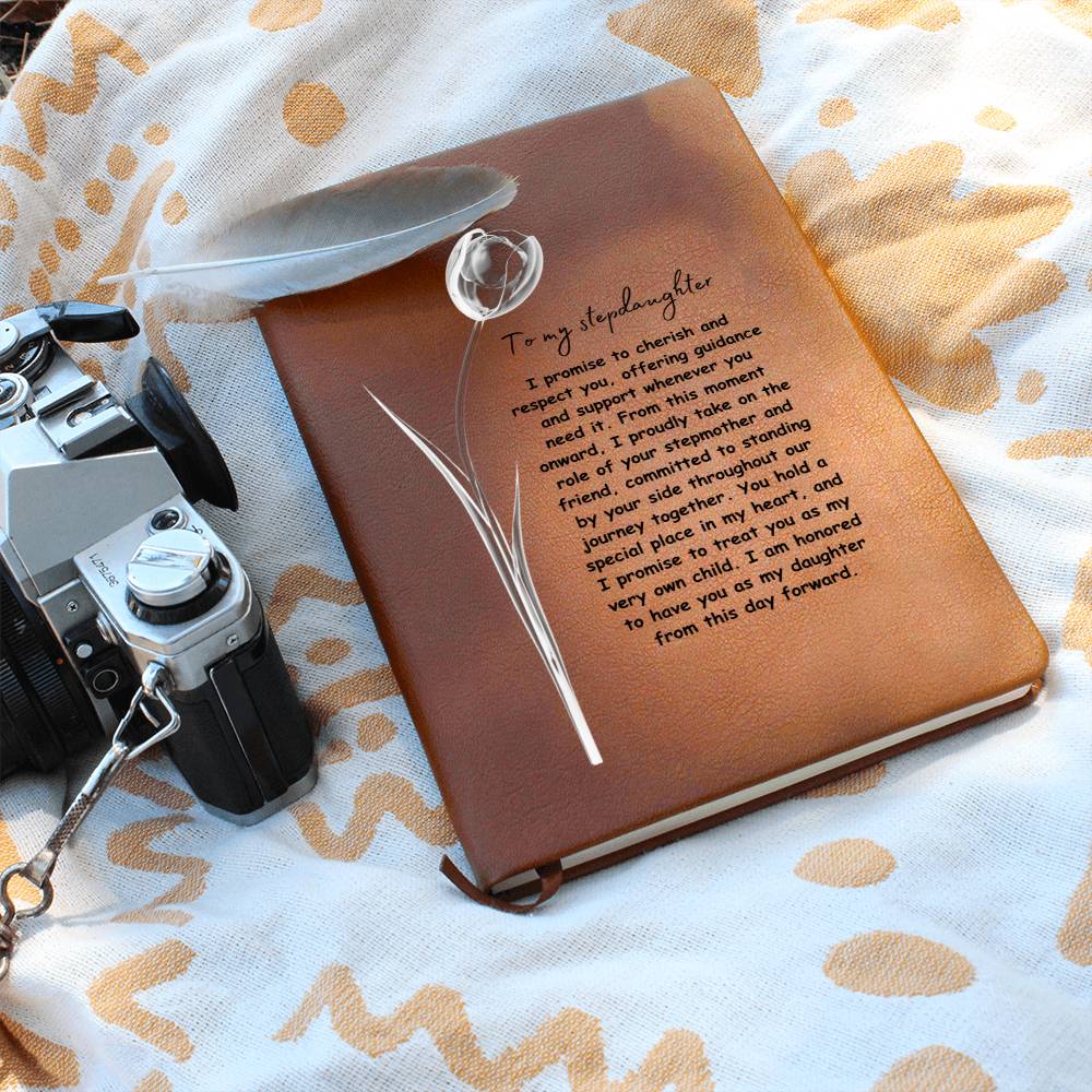 To My Stepdaughter | I Promise To Cherish You | Journal Gift