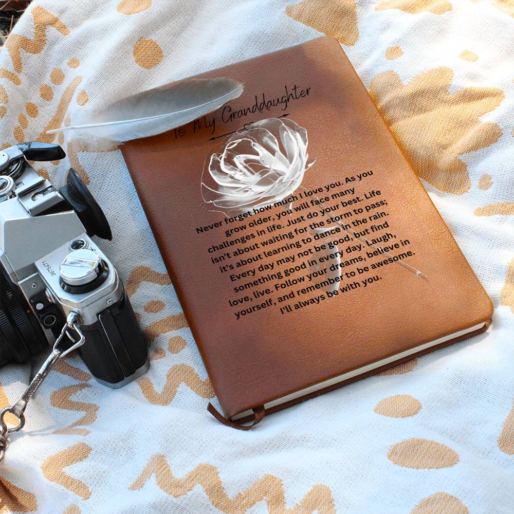 To My Granddaughter | Never Forget How Much I Love You | Journal Gift