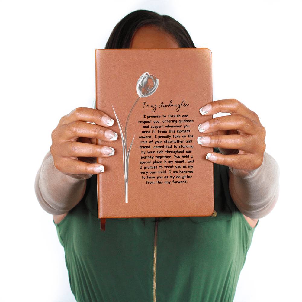 To My Stepdaughter | I Promise To Cherish You | Journal Gift