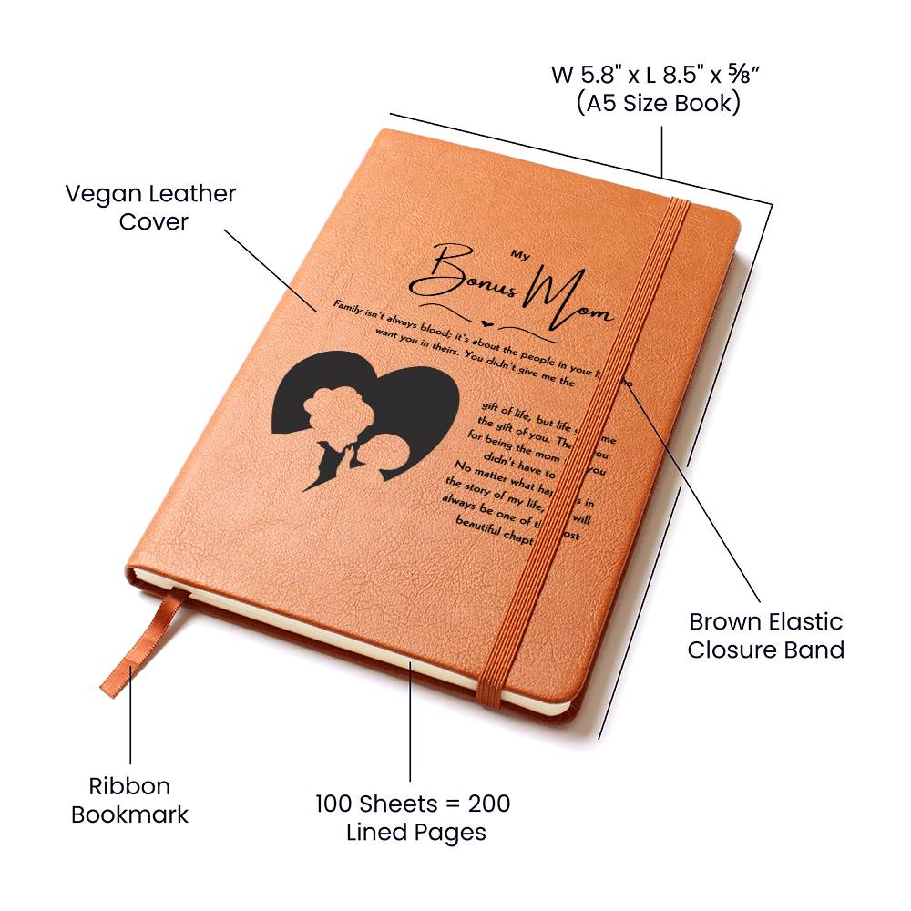 My Bonus Mom | Life Gave Me The Gift Of You | Journal Gift