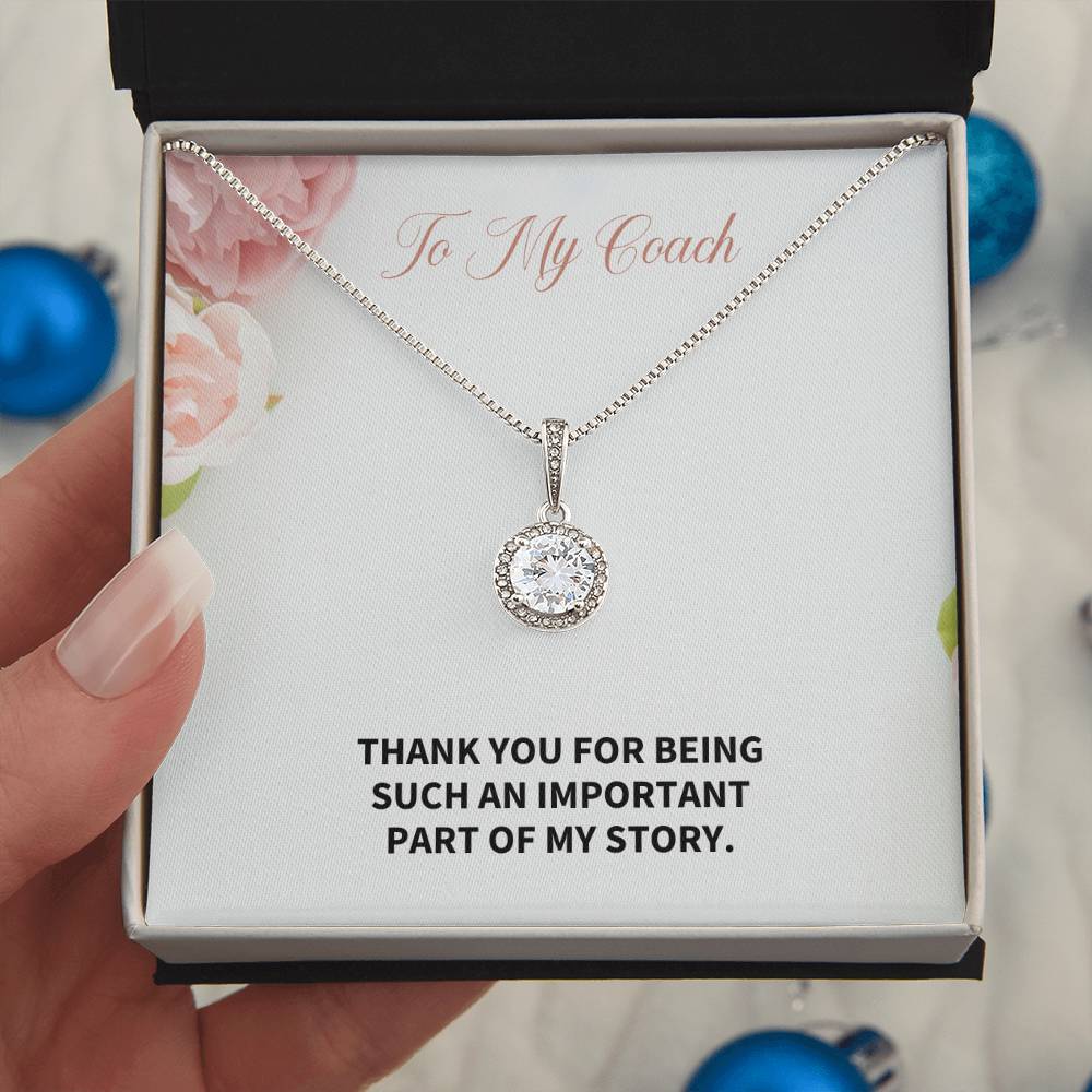 To My Coach | Thank You | Professional Pendant Necklace