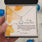 To My Lovely Mom | Happy Mother's Day | Jewelry Necklace Gift
