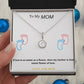 To My Mom | I Love You Mom | Pendant Necklace