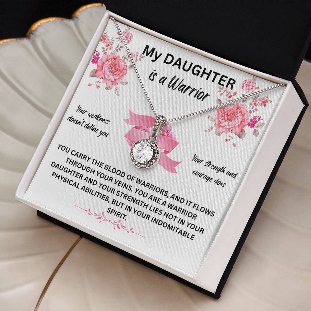 My Daughter Is A Warrior | You Carry The Blood Of A Warrior | Jewelry Necklace