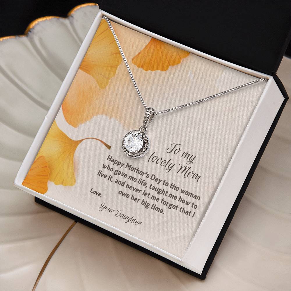 To My Lovely Mom | Happy Mother's Day | Jewelry Necklace Gift