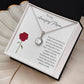 To My Amazing Mom | Pendant Jewelry Necklace