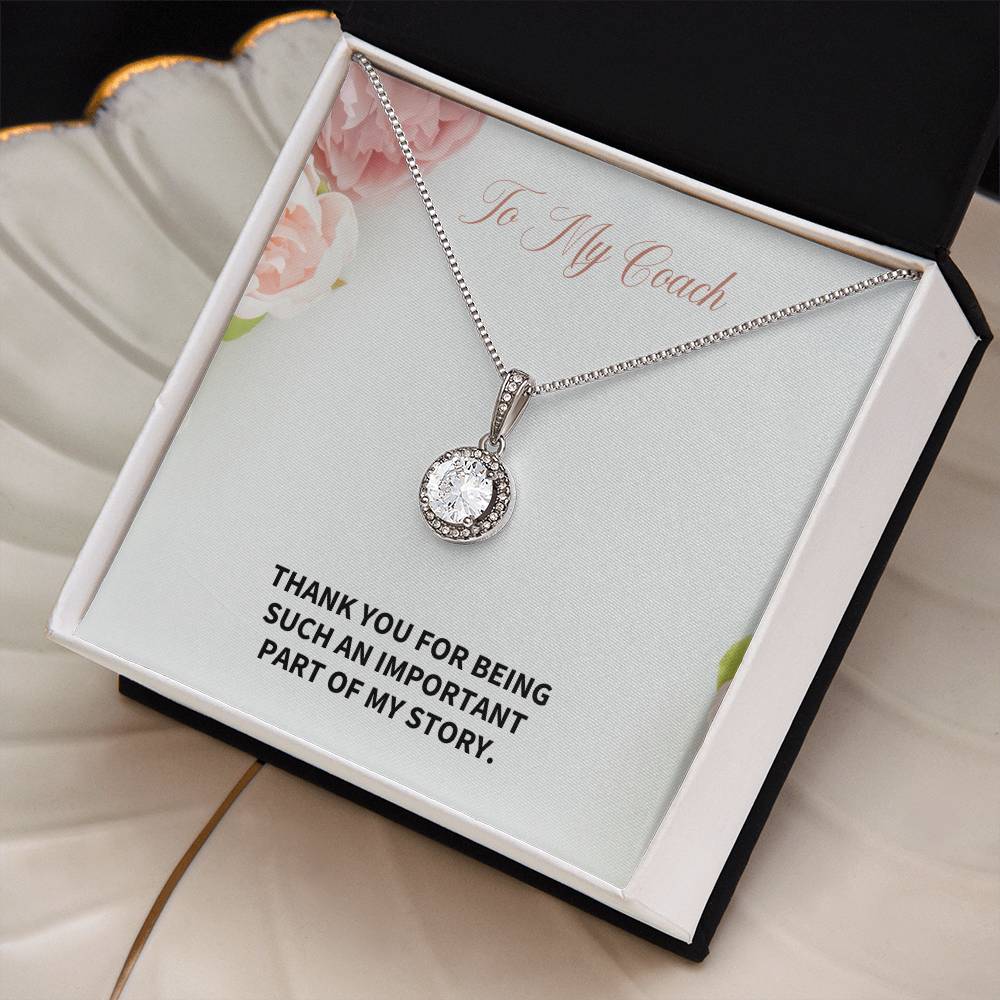 To My Coach | Thank You | Professional Pendant Necklace