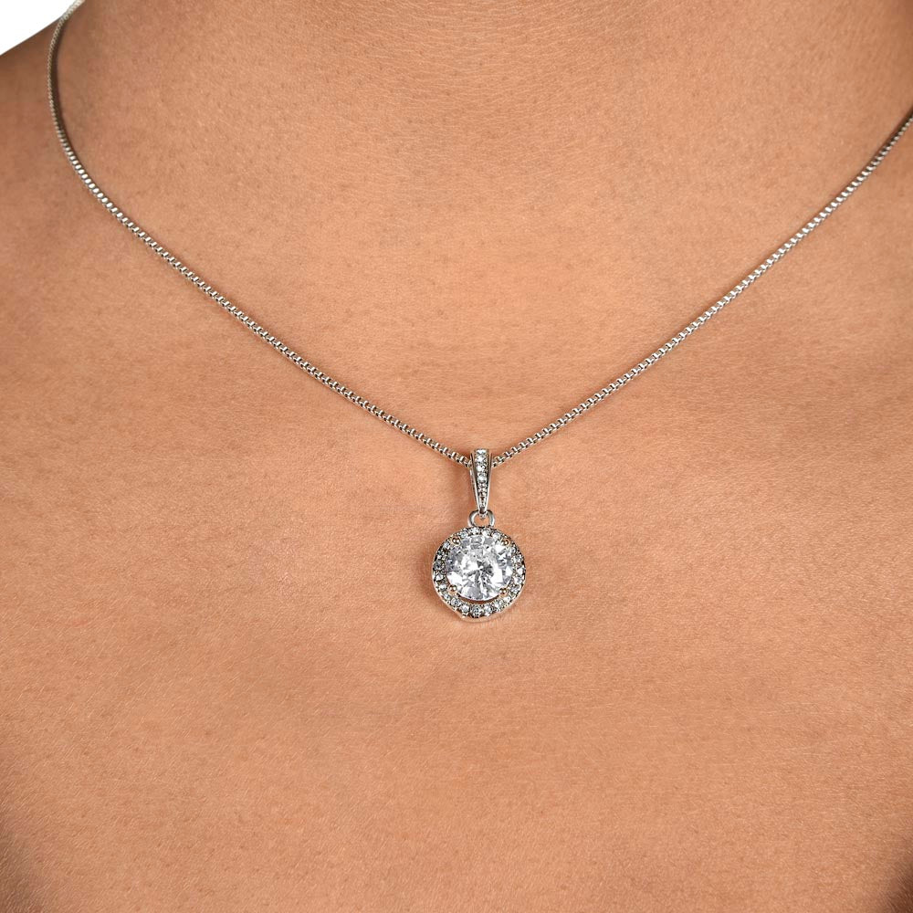 To My Bonus Daughter | I Love You Forever And Always | Necklace Gift