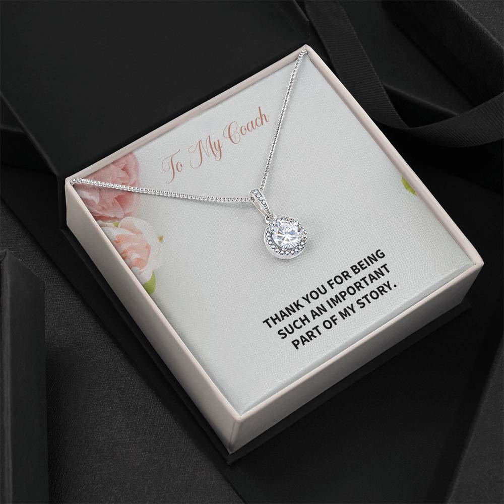 To My Coach | Thank You | Professional Pendant Necklace