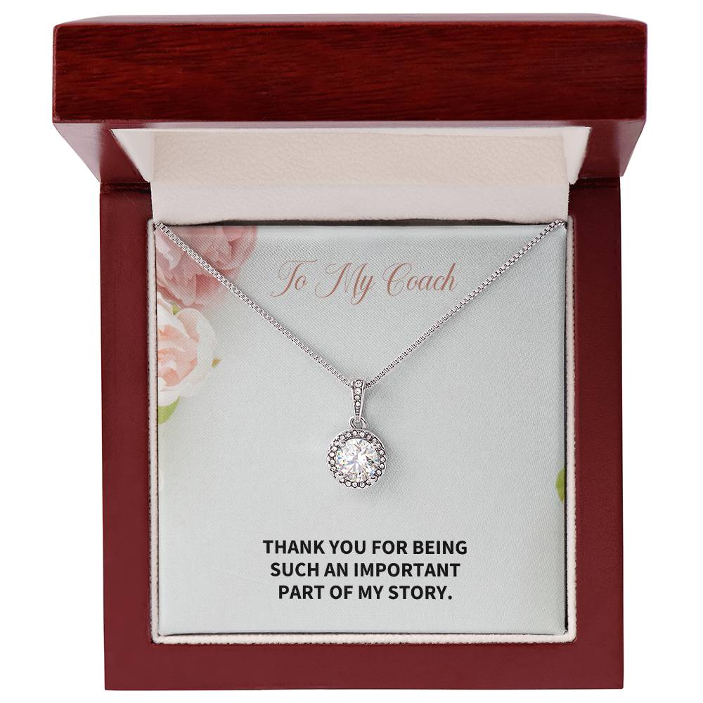 To My Coach | Thank You | Professional Pendant Necklace
