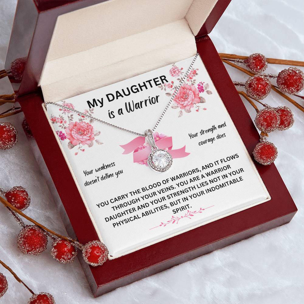 My Daughter Is A Warrior | You Carry The Blood Of A Warrior | Jewelry Necklace