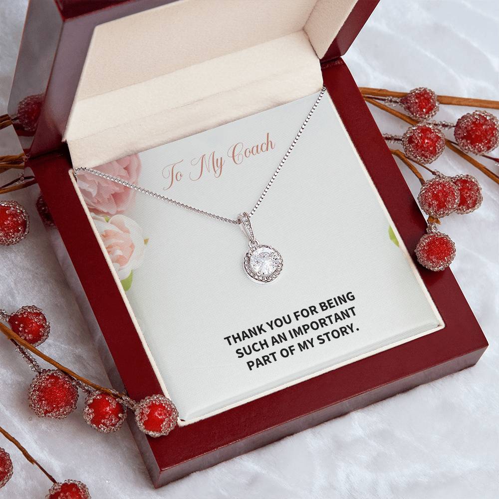 To My Coach | Thank You | Professional Pendant Necklace