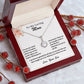 To My Loving Mom | You Are My Whole World | Jewelry Necklace
