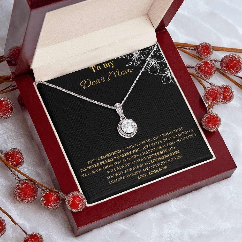 To My Dear Mom | You Have Sacrificed So Much For Me | Pendant Necklace