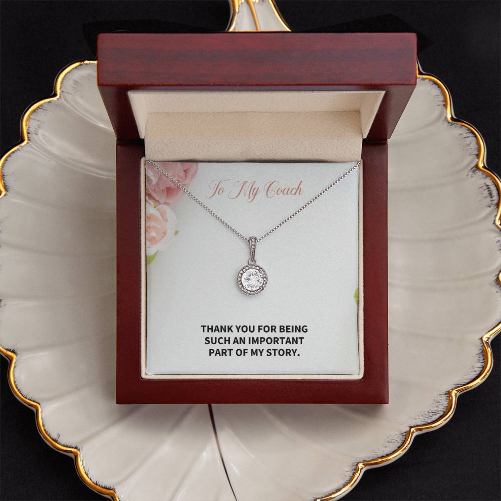 To My Coach | Thank You | Professional Pendant Necklace