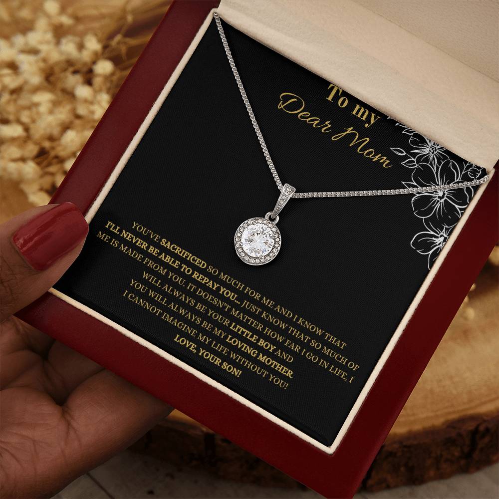 To My Dear Mom | You Have Sacrificed So Much For Me | Pendant Necklace