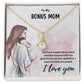 To My Bonus Mom | Happy Mother's Day | Jewelry Necklace