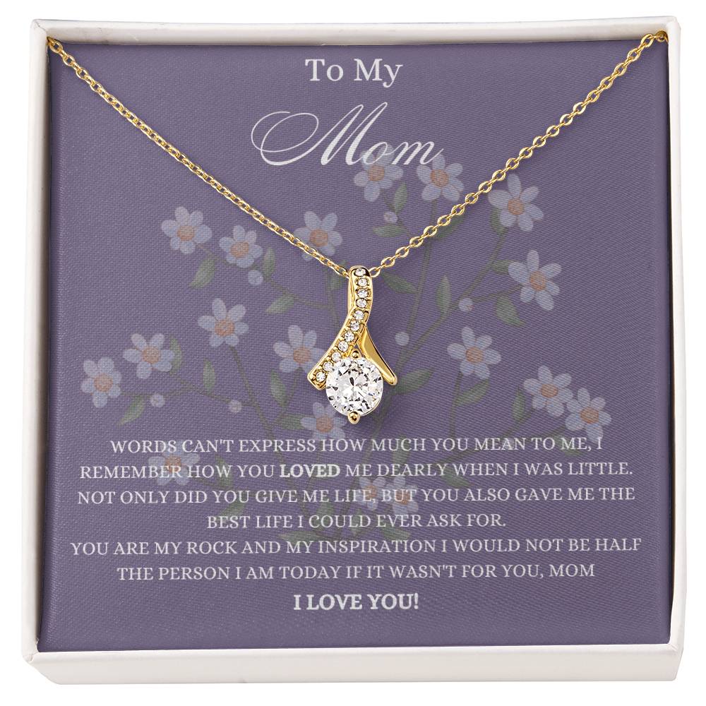 To My Mom | I Love You | Jewelry Necklace