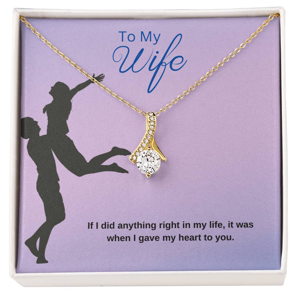 To My Wife | Pendant Necklace