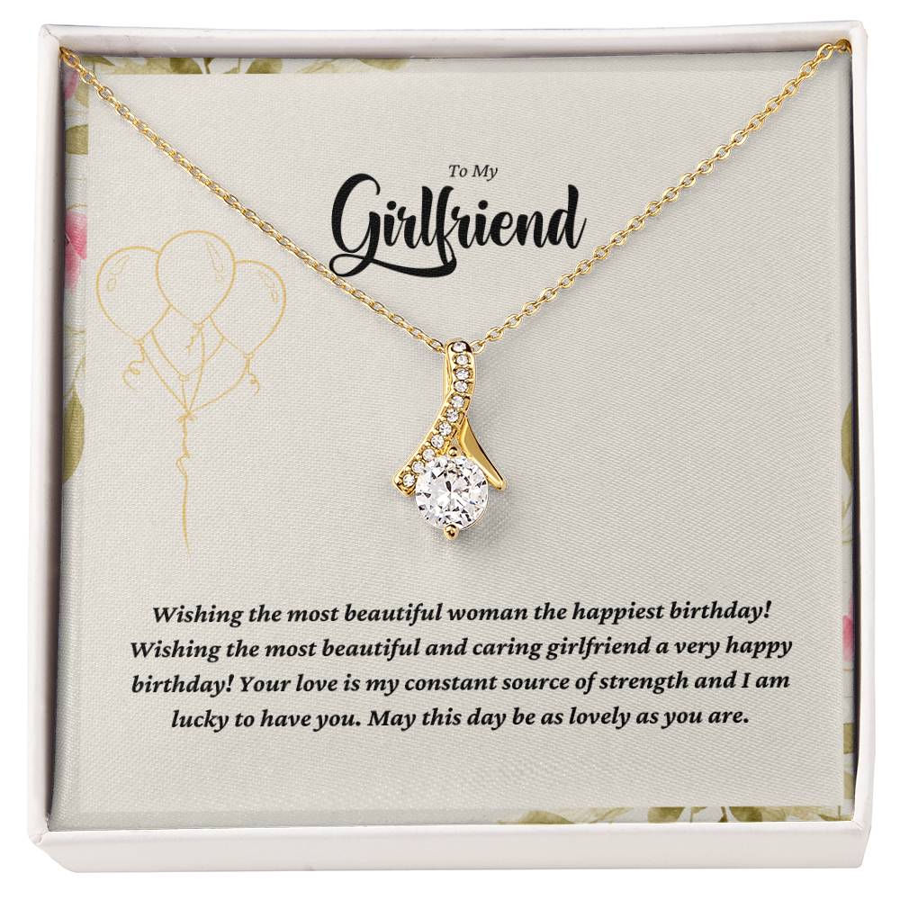 To My Girlfriend | Happy Birthday | Pendant Necklace