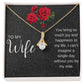 To My Wife | I Can't Imagine A Single Day Without You | Pendant Necklace