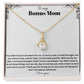 To My Bonus Mom | Thank You For Loving Me As Your Own | Jewelry Necklace