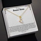 To My Bonus Mom | Thank You For Loving Me As Your Own | Jewelry Necklace