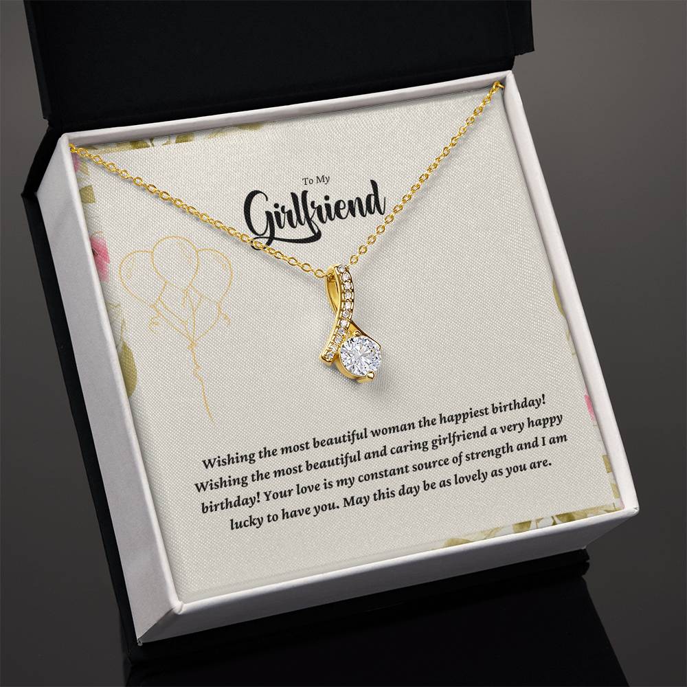 To My Girlfriend | Happy Birthday | Pendant Necklace
