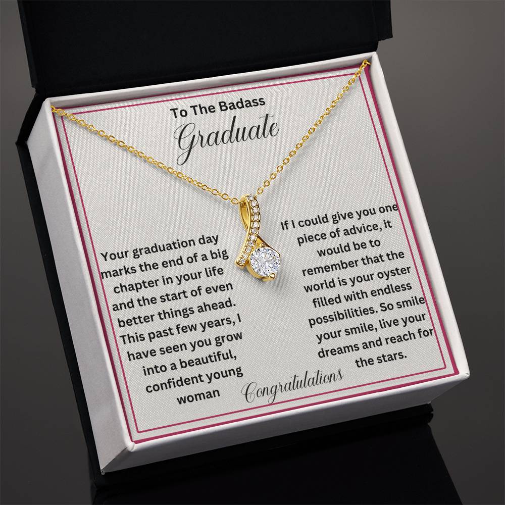 To The Badass Graduate | Jewelry Pendant Necklace