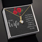 To My Wife | I Can't Imagine A Single Day Without You | Pendant Necklace