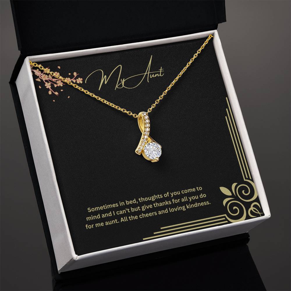 My Aunt | I Can't But Give Thanks For All You Do | Pendant Nnecklace
