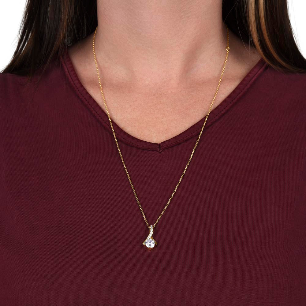 To My Beautiful Daughter | The Lord Will Guide You | Faith Pendant Jewelry Necklace