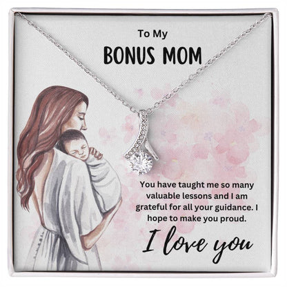 To My Bonus Mom | Happy Mother's Day | Jewelry Necklace