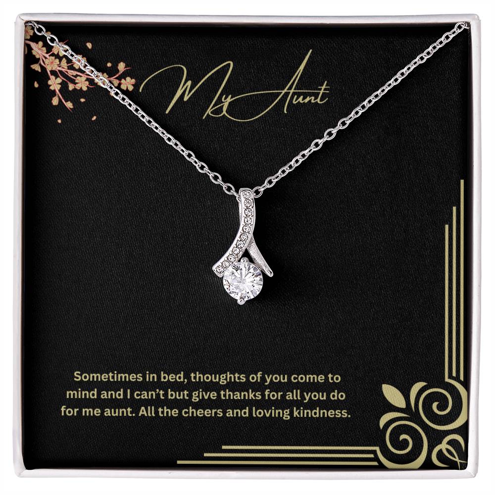 My Aunt | I Can't But Give Thanks For All You Do | Pendant Nnecklace