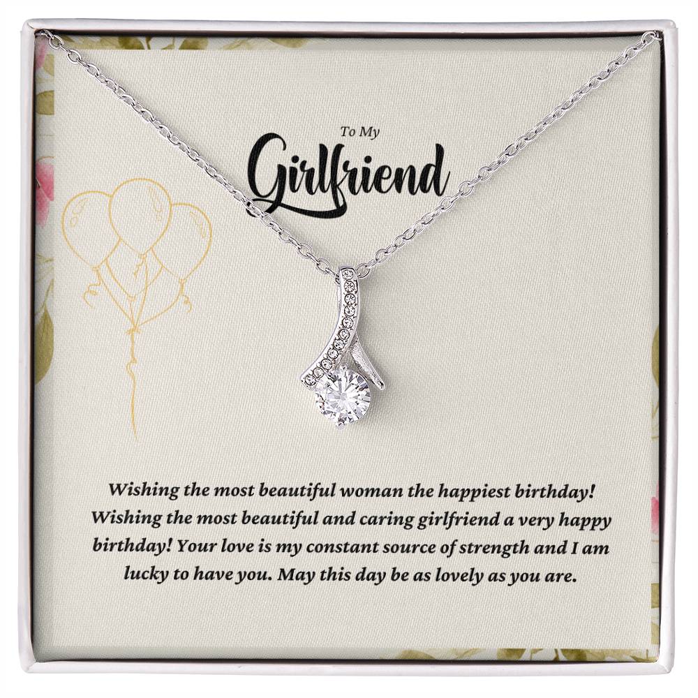 To My Girlfriend | Happy Birthday | Pendant Necklace