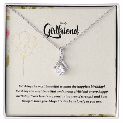 To My Girlfriend | Happy Birthday | Pendant Necklace