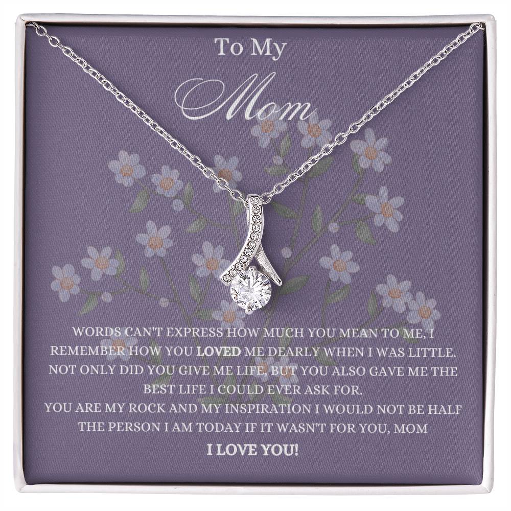 To My Mom | I Love You | Jewelry Necklace