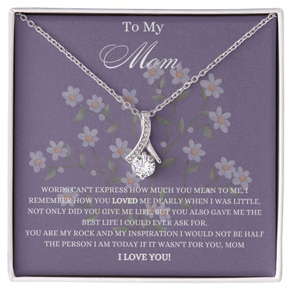 To My Mom | I Love You | Jewelry Necklace