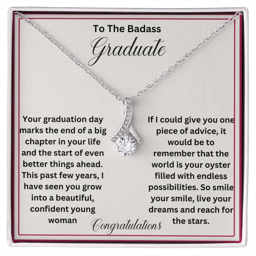 To The Badass Graduate | Jewelry Pendant Necklace